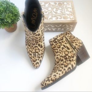 Sam Edelman • Walden Leopard Ankle Boots.. FINAL SALE***